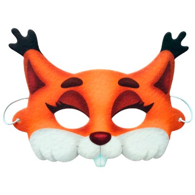 Маска  "Белочка" фетр 16015 - фото 62762522