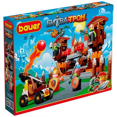 Конструктор Bauer 1028 Битва за трон набор с катапультой и крепостью - фото 62762634