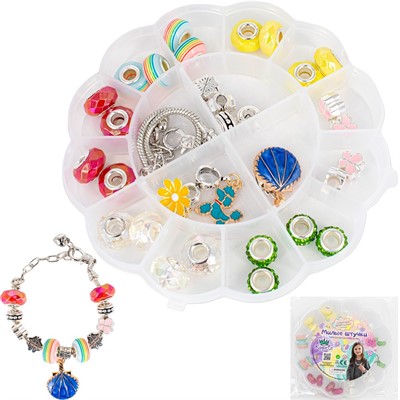 Набор Для Творчества Браслеты с шармами Miss Kapriz MK2024-011 в кор. - фото 62762926
