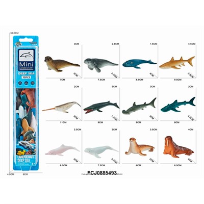 Набор животных E095-6 Морские в кор. - фото 62763209