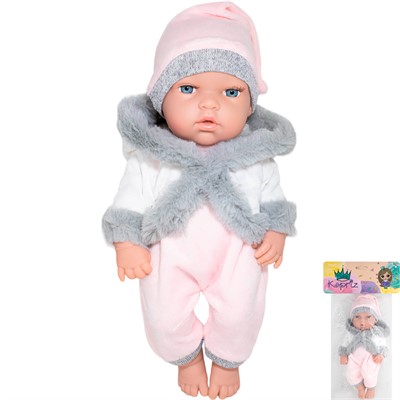 Пупс Miss Kapriz MK2312K-BD 30 см. в пак. - фото 62763215