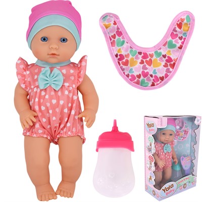 Пупс Yale Baby YL2330D-A 30 см. с аксесс. в кор. - фото 62763348