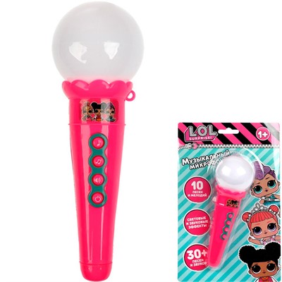 Микрофон 30+ песен и звуков ЛОЛ HT569-R10 - фото 62763549