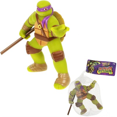 Резиновая игрушка Донателло черепашки ниндзя в сетке КАПИТОШКА 179R-PVC-R3 - фото 62763724