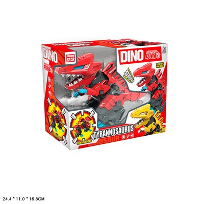 Конструктор Динозавр на батарейках ST99-1 в коробке - фото 62764148
