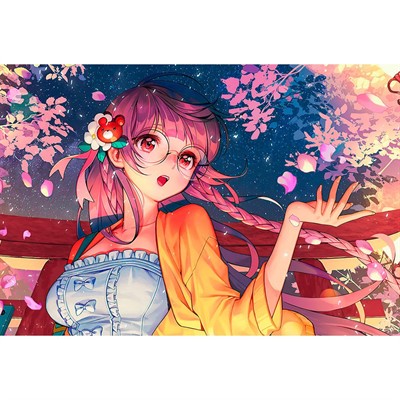 Набор для творчества Алмазная мозаика 30х40 см Девочка в ночном саду НД-0336 - фото 62764252