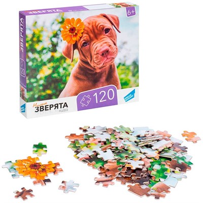 Пазл 120 Зверята RI1203C - фото 62764286