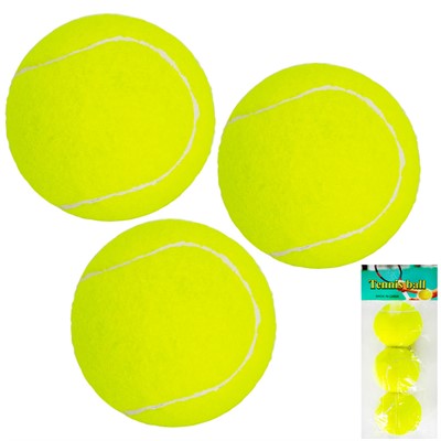 Мяч для тенниса 3шт. FG230920058 отскок от земли 1,1м - фото 62764467