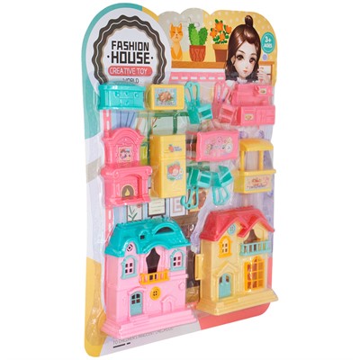 Дом 012-11 с набором мебели на блист. - фото 62764793