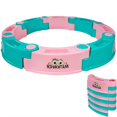 Песочница модульная Крокотам 8 сегментов розовый и бирюзовый 8П120431 - фото 62764811