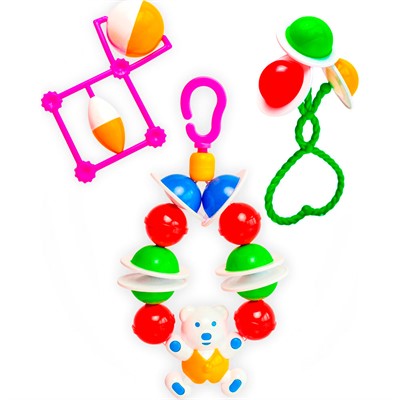 Набор погремушек №4 2С538 Аэлита /15/ - фото 62764823