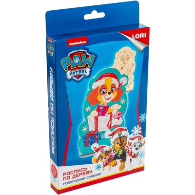 Набор ДТ Роспись по дереву. Новогодний сувенир Щенячий патруль "Скай" Фнс-009 Lori. - фото 62765081