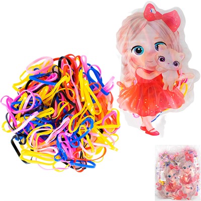 Набор резинок для волос FG231103021C цена за 1 шт., упак 12 шт. - фото 62765087