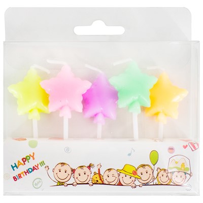 Свеча для торта 1212-9 5 шт. 141V-396 - фото 62765216