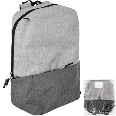 Рюкзак молодежный 35х24х12см серый 141V-480 - фото 62765263