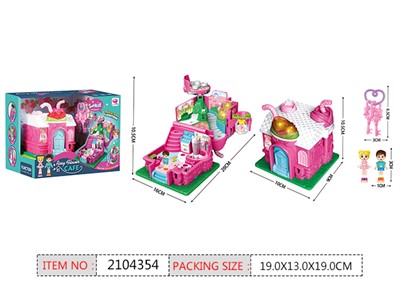 Дом QF2913 с аксесс. в кор. - фото 62765517