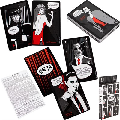 Игра Мафия 0134R-28 в кор. - фото 62765528