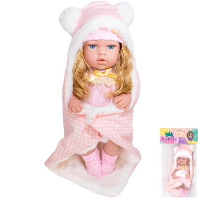 Пупс Miss Kapriz MK2330-BB 30 см. в пак. - фото 62765592