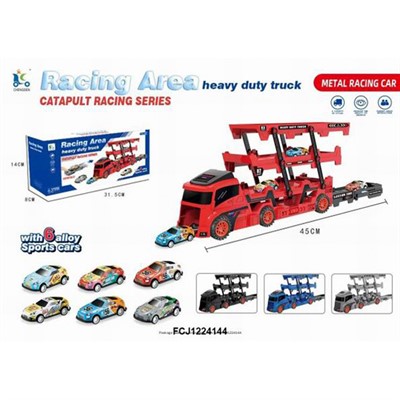 Автотрек 3307 Автовоз-катапульта в кор. - фото 62766260