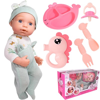 Пупс 91009B с аксесс. в кор. - фото 62766314