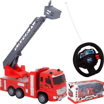 Спецтехника на радиоуправлении A522-1 Пожарная машина в кор. - фото 62766350