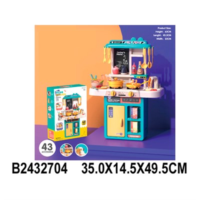 Кухня 889-257 с водичкой и аксесс. в кор. - фото 62766376