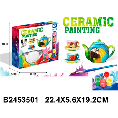 Набор посуды керамика 868-E29 с красками в кор. - фото 62766506