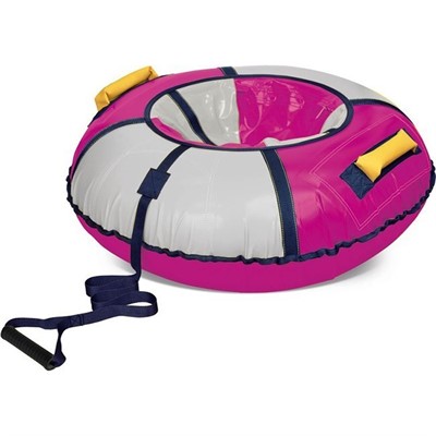 Тюбинг для катания 85см ТБ1К-85/БСР2 баклажановый серебро - фото 62766544