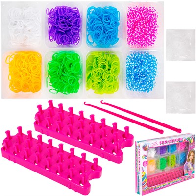 Набор резинок для плетения J197-1 в кор. - фото 62766613