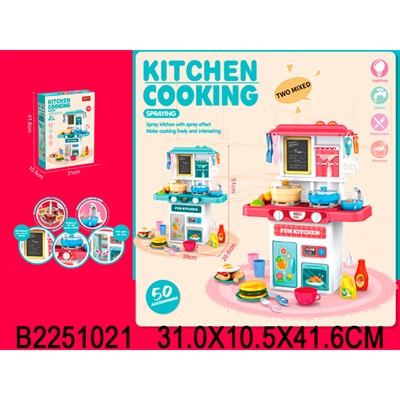 Кухня 678-5A с водичкой и аксесс. в кор. - фото 62766716