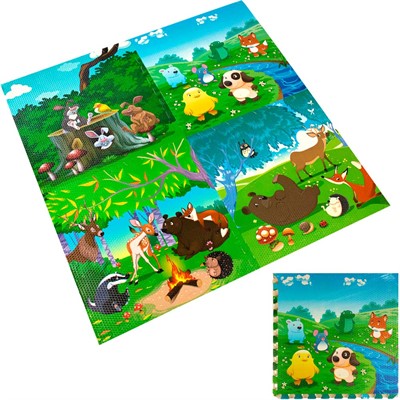 Коврик игровой 141V-660 60*60*1cm. - фото 62766792