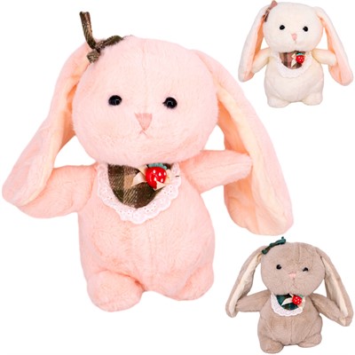 Зайка с бантиком 22см FG240529300D - фото 62766900