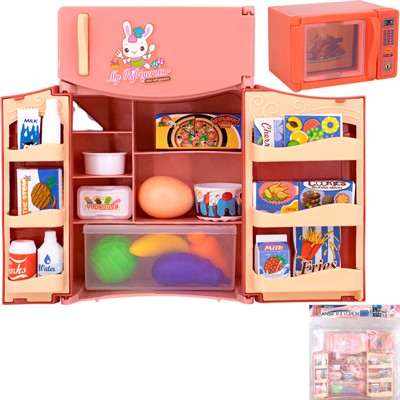 Набор быт. техники 185-4 Холодильник и микроволновка в пак. - фото 62767320