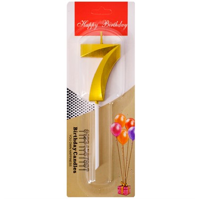 Свеча для торта Цифра 7 141V-444 - фото 62767412