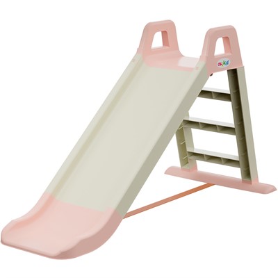 Горка пластик 78х135х60см розовая Т1-1-011 Okikid - фото 62767672