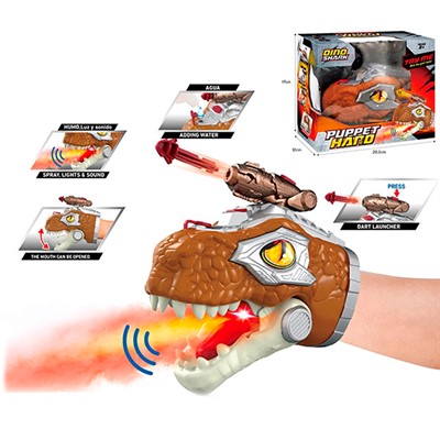 Пистолет 17832 Динозавр одевается на руку, свет, звук в кор. - фото 62767723