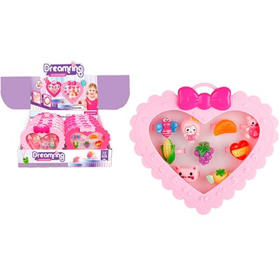 Набор бижутерии 2363-130D-1 в чемодане (шоубокс 12 шт) - фото 62767724