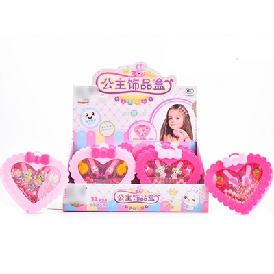 Набор бижутерии 2363-130E в чемодане (шоубокс 12 шт) - фото 62767742