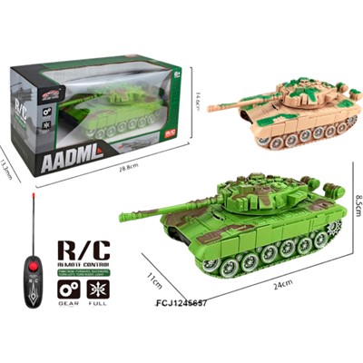 Танк на радиоуправлении 383-1 в коробке - фото 62767970