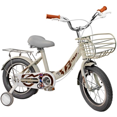 Велосипед двухколесный 14" серый FG240528259L-1 2 шт. в кор. - фото 62768486