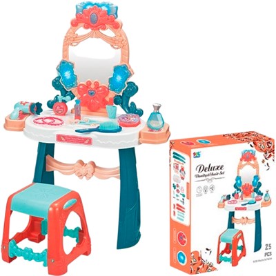 Столик с зеркалом 16842 свет, звук, аксесс. в кор. - фото 62768546