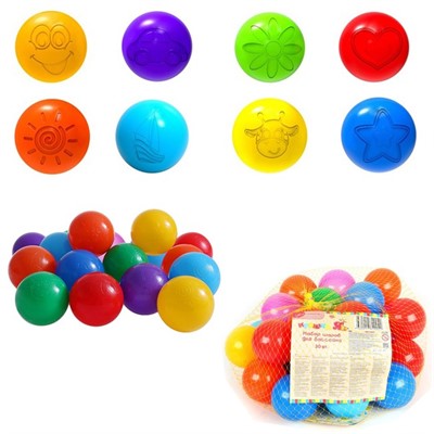 Шары для сухого бассейна 30шт. 1180348 7,5см - фото 62768846