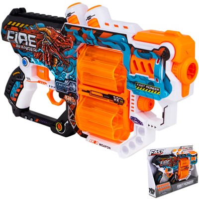 Пистолет BH102 Дракон с безопасными пулями в кор. - фото 62768907