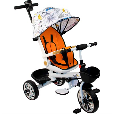 Велосипед трехколесный Dvizhok белый FG240528279L-2 колеса ЭВА  10"/8" - фото 62769082