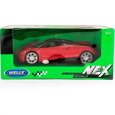 Модель 1:24 Pagani Huayra, красный 24088W - фото 62769243