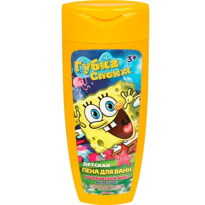 Пена для ванн Губка Спонж с экс алоэ, троп МИКС (меняет цвет) 250 мл Заботливая мама 120750-GB - фото 62769363