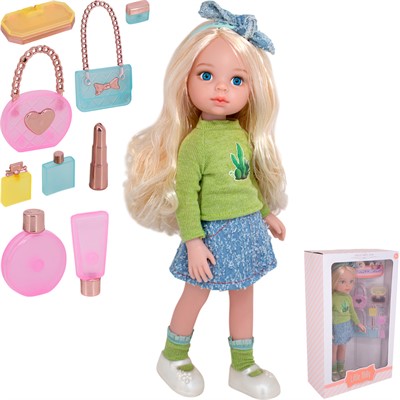 Кукла 91099-H Little Milly 35см с аксесс. в кор. - фото 62769467