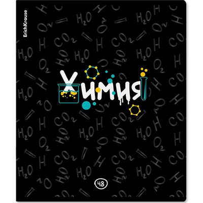 Тетрадь 48 л. клетка Inscription, Химия 60663 ErichKrause - фото 62770020