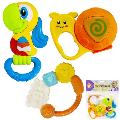 Набор погремушек Levatoys 8395A-7YS в пак. - фото 62770129