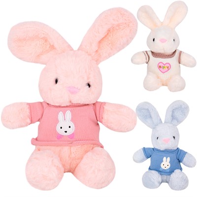 Заяц 25см FG241029386N цвет в ассортименте - фото 62770235